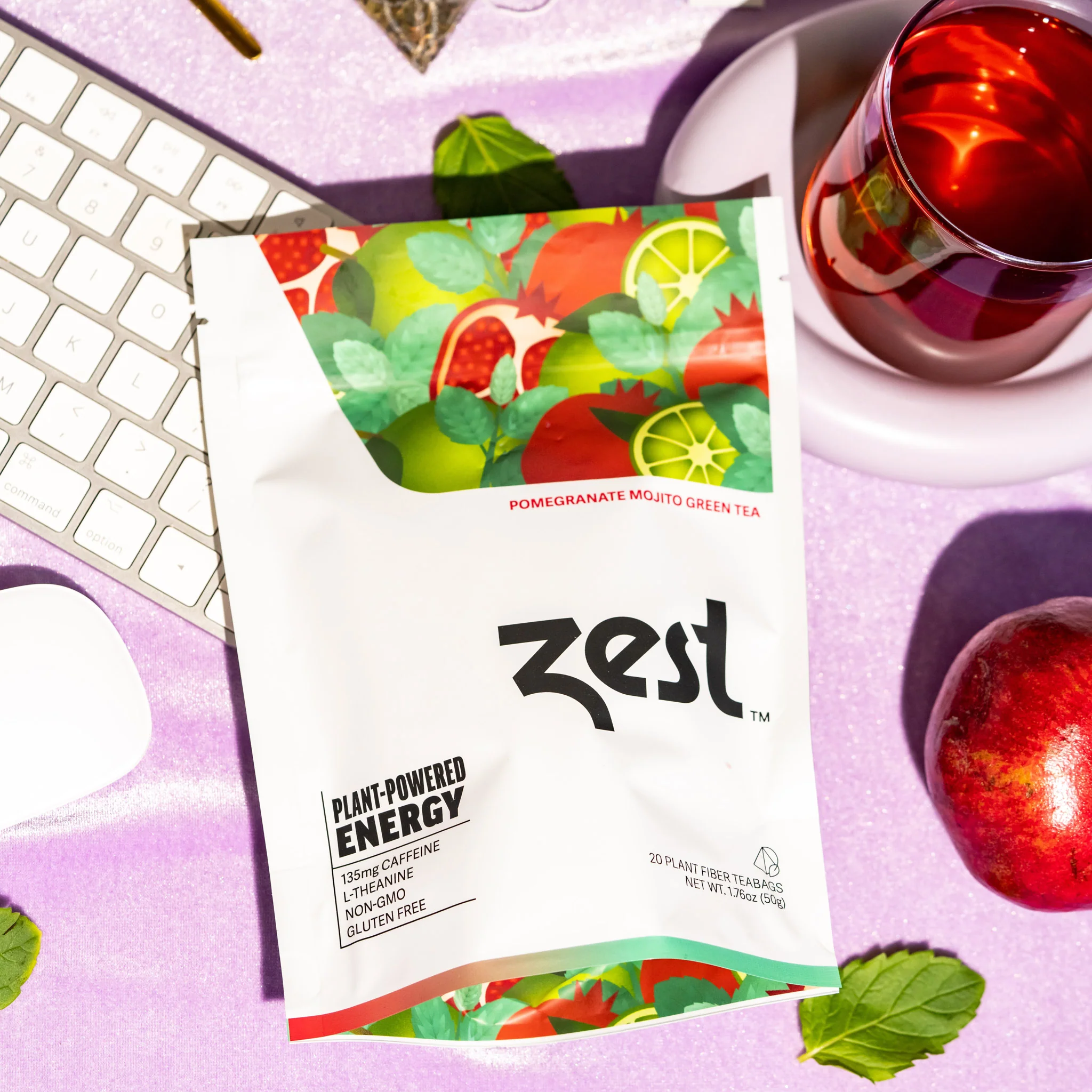 Pomegranate Mojito Tea Bags 2-Pack - Image 6